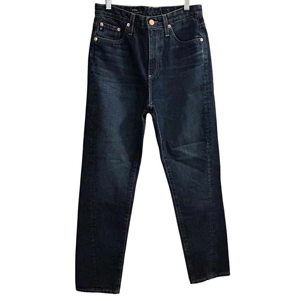 AG Jeans Phoebe Vintage High Waisted Tapered Leg Dark Wash Denim Jeans Size 26R‎